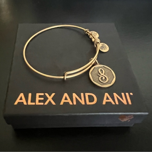 Alex and Ani Gold Charm Bracelet with Expandable Design - Picture 6 of 6